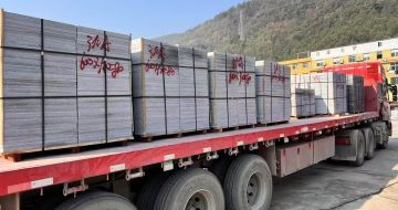 韶关 芝麻灰地铺石出货日常