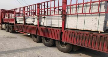 韶关 白麻荔枝面外墙干挂，工厂装车日常