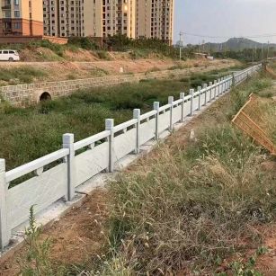 韶关 白麻河道栏杆效果展示图