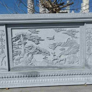 韶关 芝麻白大型照壁，屏风，影壁