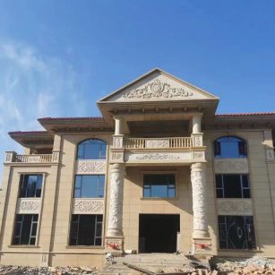 韶关 黄金麻花岗岩别墅外墙干挂