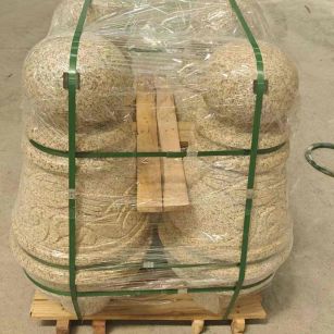 韶关 黄金麻异形定制雕花——棒棒糖挡车柱