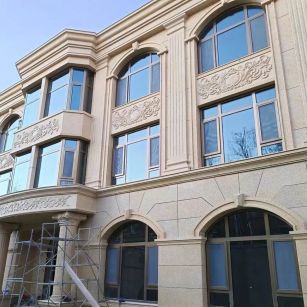 韶关 黄金麻花岗岩别墅外墙干挂