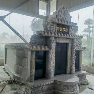 韶关 芝麻白墓碑效果展示图