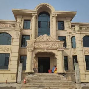 韶关 黄金麻花岗岩别墅外墙干挂