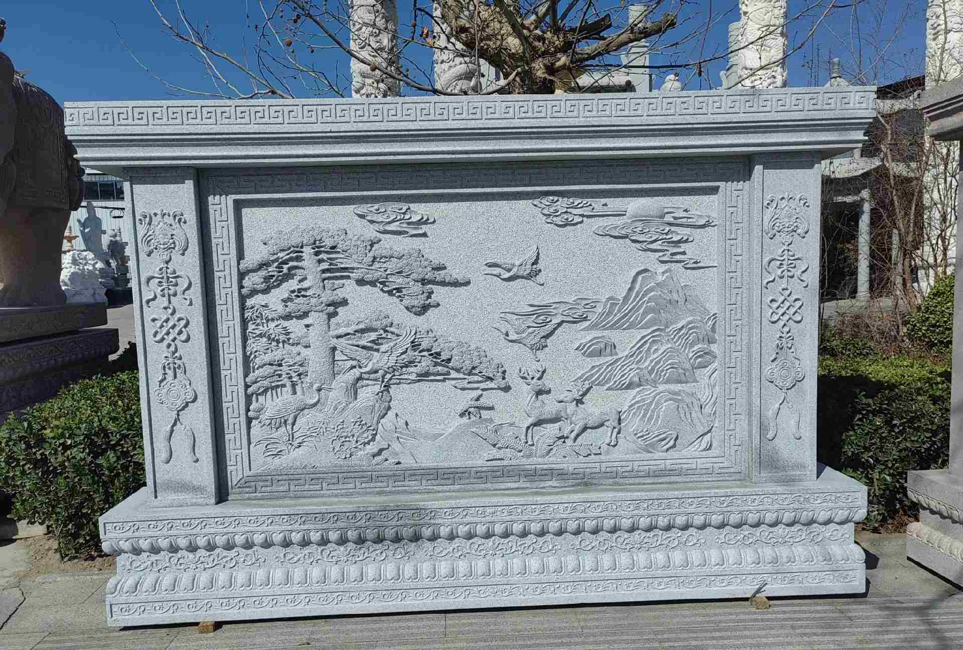 韶关 芝麻白大型照壁，屏风，影壁