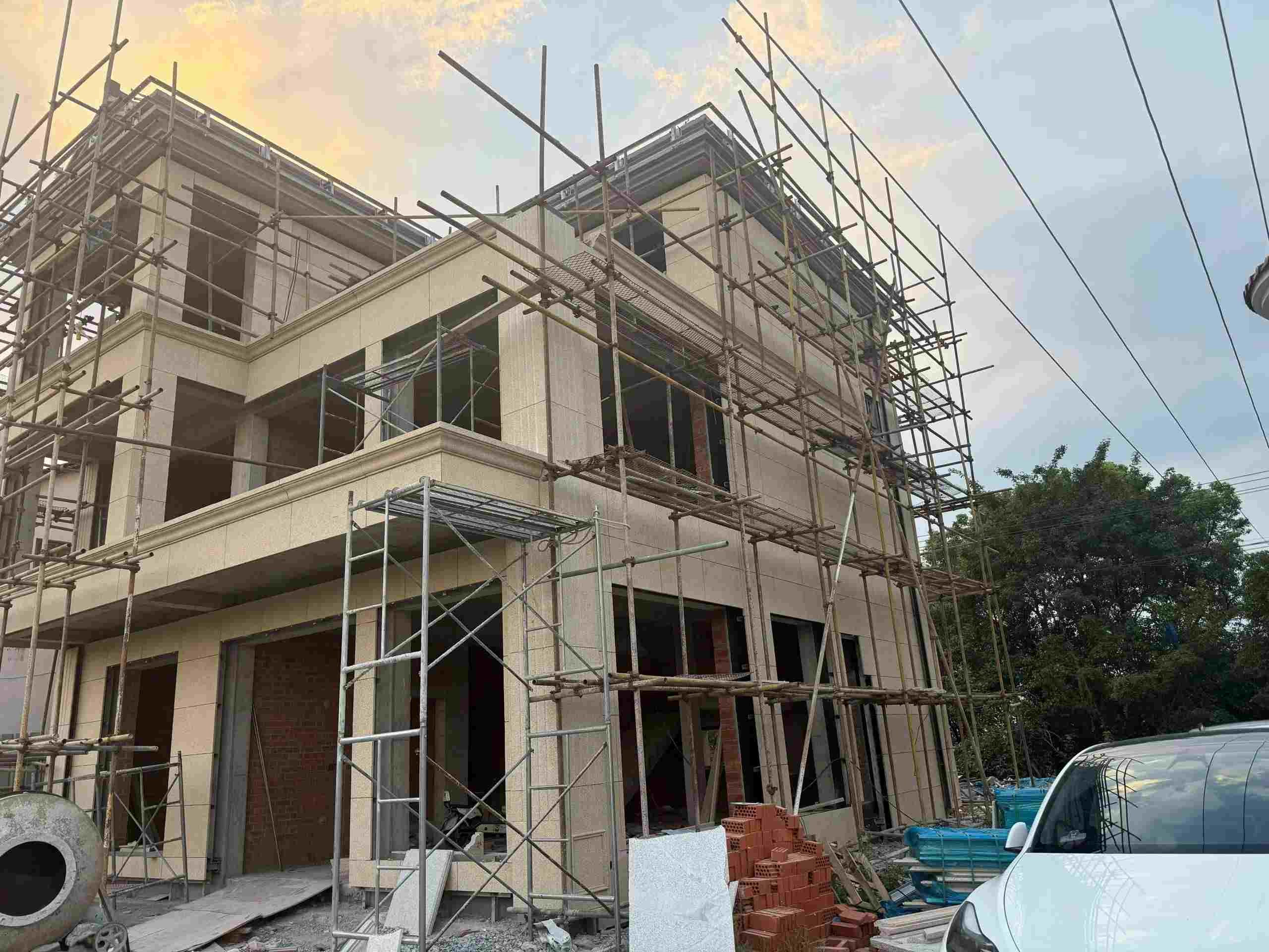 韶关 黄金麻荔枝面花岗岩外墙干挂