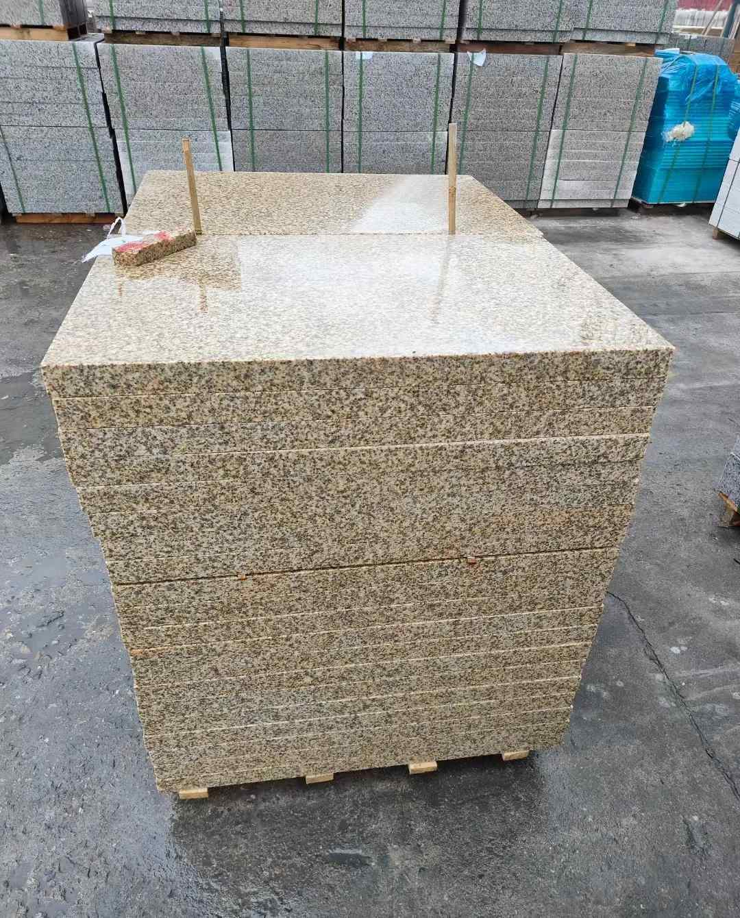 韶关 湖北黄金麻花岗岩石材荔枝面外墙石材