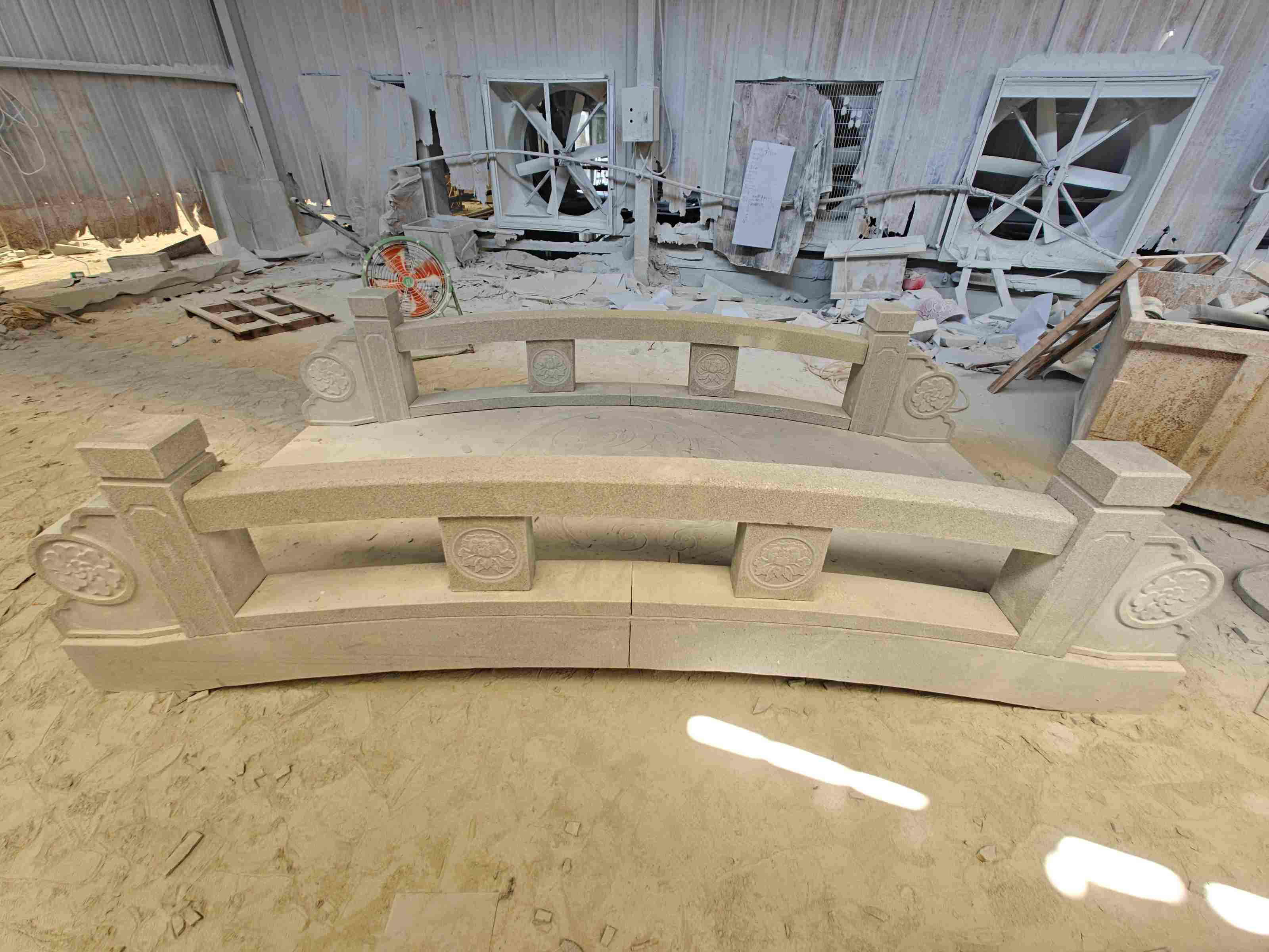 韶关 芝麻灰花岗岩异形加工-拱桥，石桥