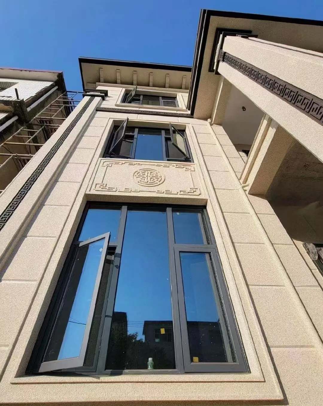 韶关 黄金麻荔枝面别墅外墙干挂效果展示