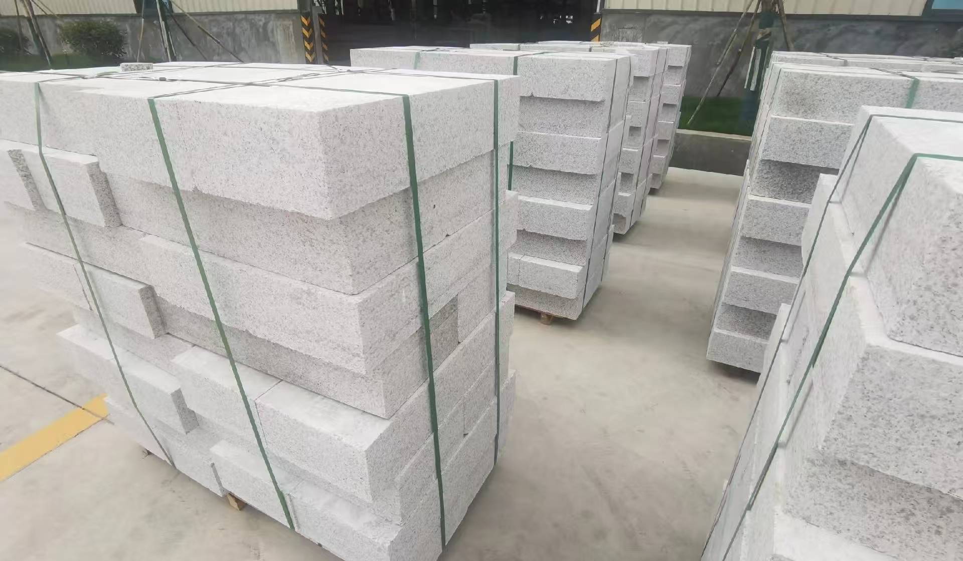 韶关 白麻花岗岩路沿石，立缘石，平缘石，路牙石，道牙石，马路牙子等