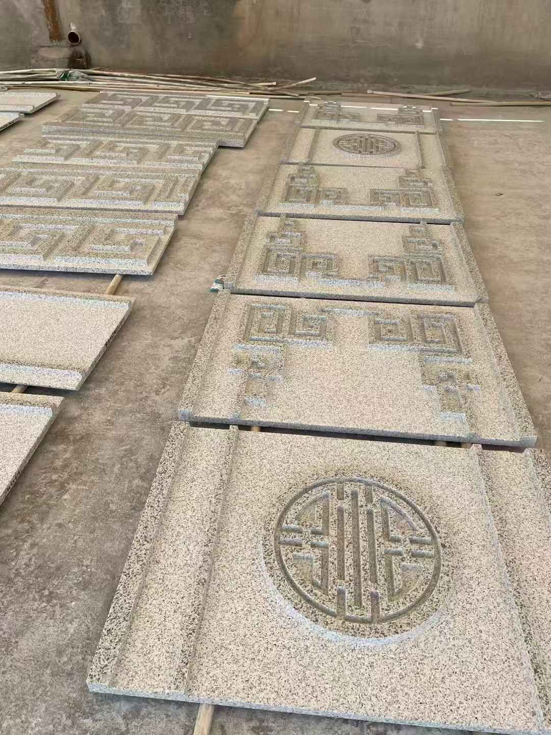 韶关 白麻花岗岩外墙立面雕刻板