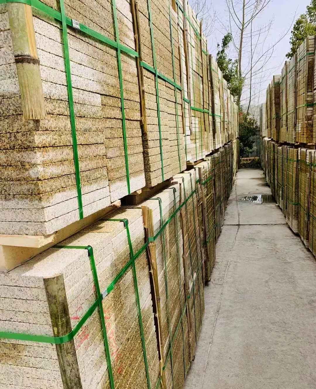 韶关 黄金麻花岗岩荔枝面地铺石