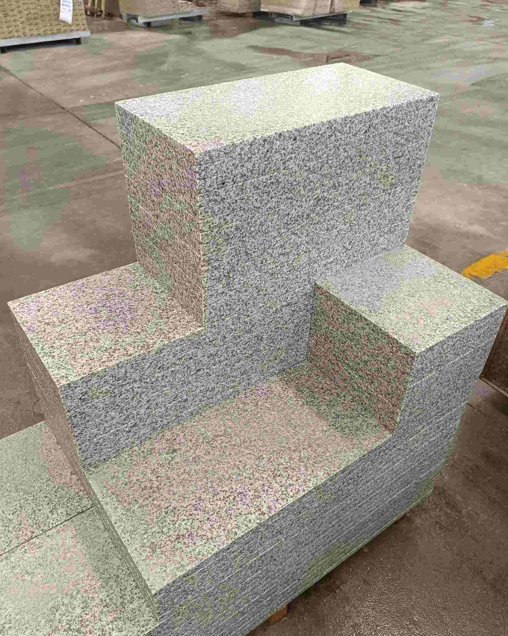 韶关 白麻花岗岩荔枝面地铺石